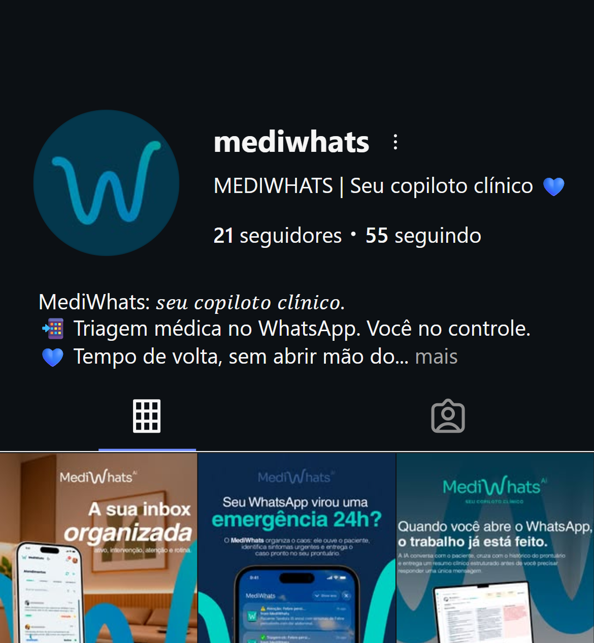 @mediwhats no Instagram